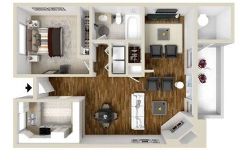 San Francisco 1123G floor plan